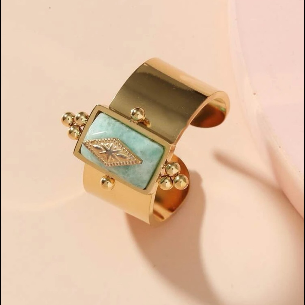 Geometric Cuff Ring. LAST ONE!